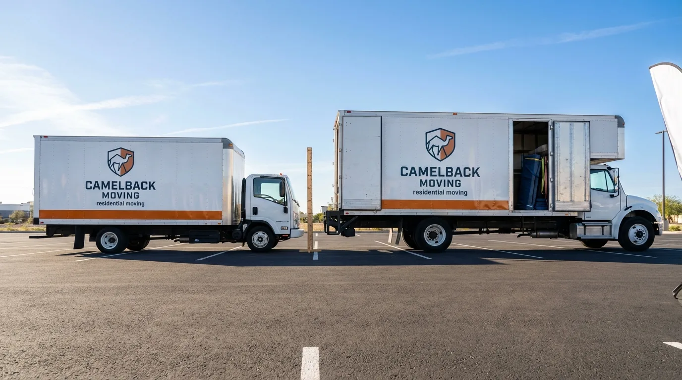 Moving truck size capacity guide in Bolivar